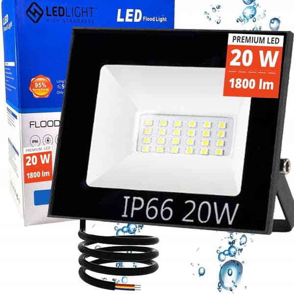Halogeeni kohdevalo TYÖLAMPPU VEDENPITÄVÄ LED PREMIUM FLOODLIGHT