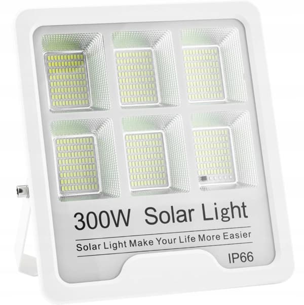 STÆRK STOR SOLARLAMPE LED GADEHAVE FJERNBETJENING HALOGEN SOLAR PREMIUM