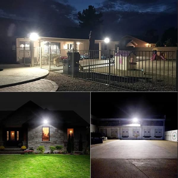 STÆRK STOR SOLARLAMPE LED GADEHAVE FJERNBETJENING HALOGEN SOLAR PREMIUM