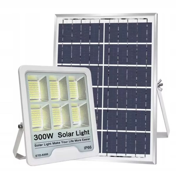 STÆRK STOR SOLARLAMPE LED GADEHAVE FJERNBETJENING HALOGEN SOLAR PREMIUM