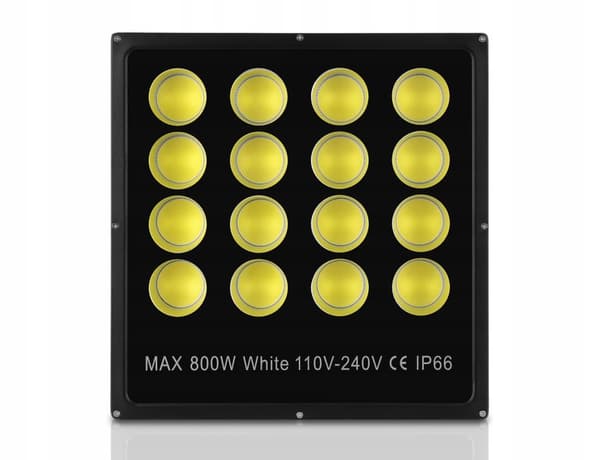 HALOGEN LED Lampe Projektør 800W COB CERTIFIKAT