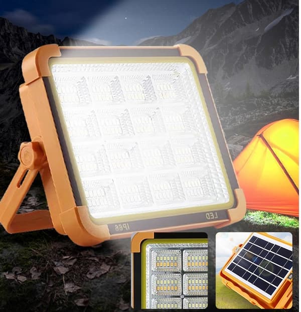 HALOGEN BÆRBAR LED-LAMPE BÆRBAR SOLAR 200W