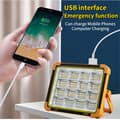 Miniatyrbillede 6 af 10: HALOGEN BÆRBAR LED-LAMPE BÆRBAR SOLAR 200W