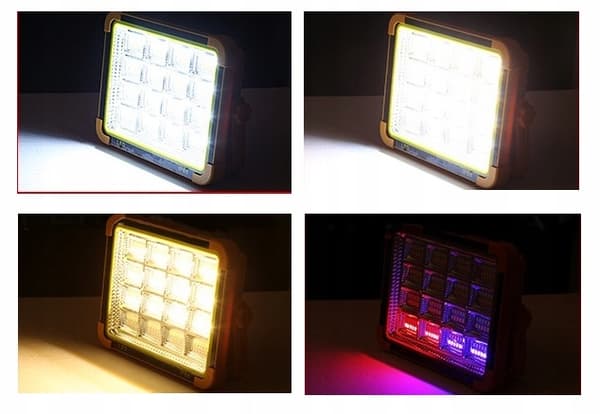 HALOGEN BÆRBAR LED-LAMPE BÆRBAR SOLAR 200W