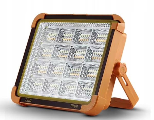HALOGEN BÆRBAR LED-LAMPE BÆRBAR SOLAR 200W