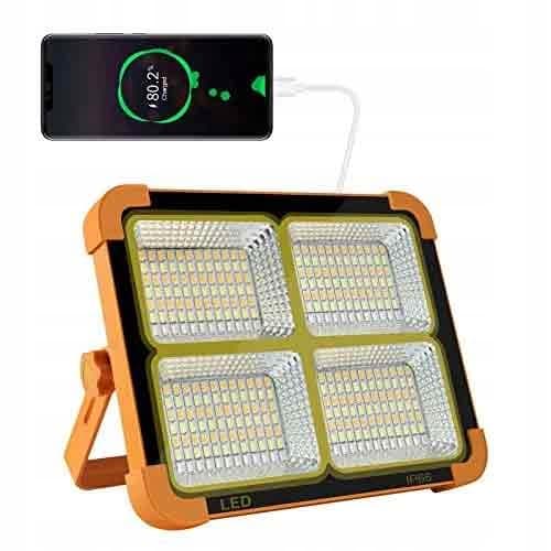 HALOGEN BÆRBAR LED-LAMPE BÆRBAR SOLAR 150W