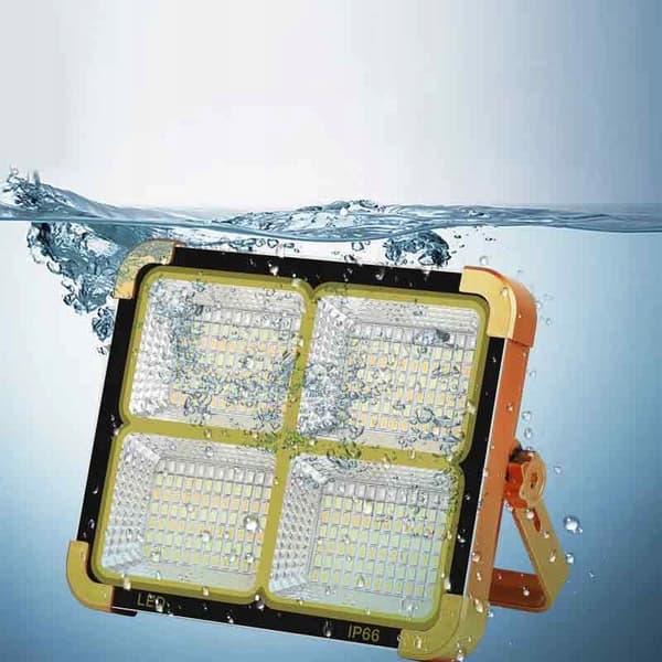 HALOGEN BÆRBAR LED-LAMPE BÆRBAR SOLAR 150W