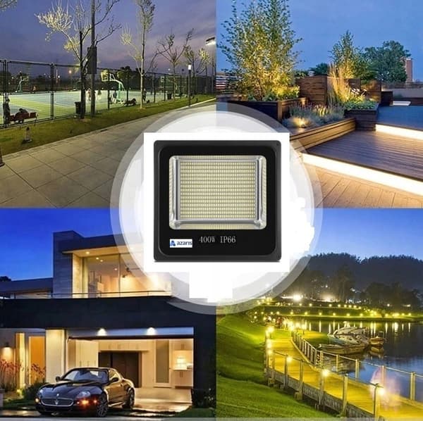HALOGEN LAMPE LED FLØDLYGTE 400w IP66 REFLEKTOR