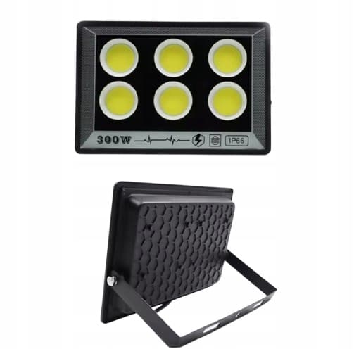 KRAFTIG LAMPE TIL GARAGEHAVE PÅ FACADER 300W IP66 I ÅRET COB DIODER