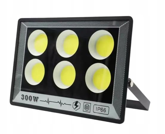 KRAFTIG LAMPE TIL GARAGEHAVE PÅ FACADER 300W IP66 I ÅRET COB DIODER
