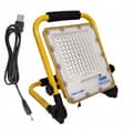 Miniatyrbillede 1 af 7: HALOGEN LED BÆRBAR 100W 230V + USB KABEL KONSTRUKTIONSLAMPE BATTERI