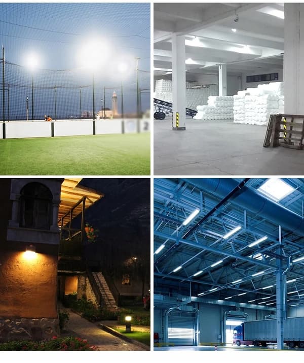 HALOGEN LED LAMPE 800W KONSTRUKTIONSREFLEKTOR HAVELAGER HVID NYHED