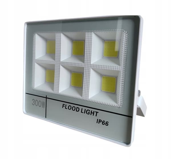 HALOGEN LED LAMPA 300W KONSTRUKTION REFLEKTOR TRÄDGÅRD LAGER VIT NYHET