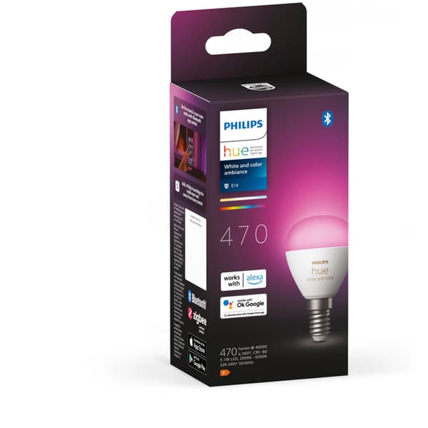 Philips Hue WCA Lyskilde 4.3W Luster E14