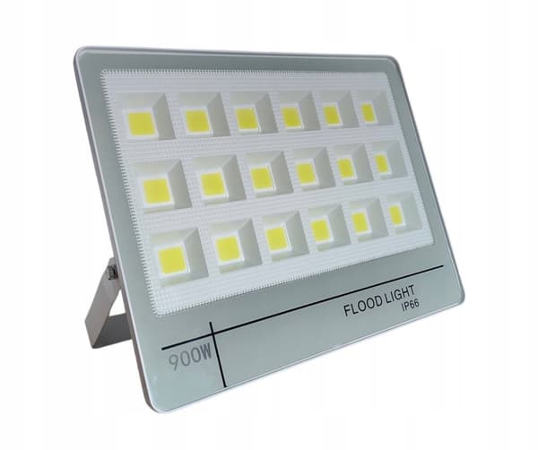 HALOGEN LED LAMPE 900W BYGGEFLASKE HAVELAGERS HVID NY