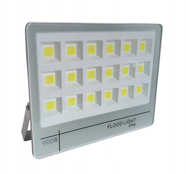 HALOGEN LED LAMPE 900W BYGGEFLASKE HAVELAGERS HVID NY