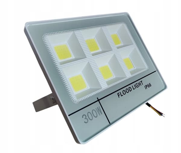 HALOGEN LED LAMPE 300W BYGGEFLASKE HAVELAGERS HVID NY