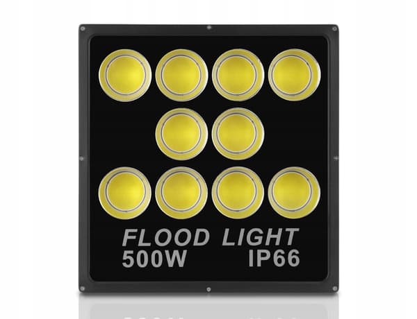 UDENDØRS LED-LAMPE 500W 230V IP65 TIL LAGER
