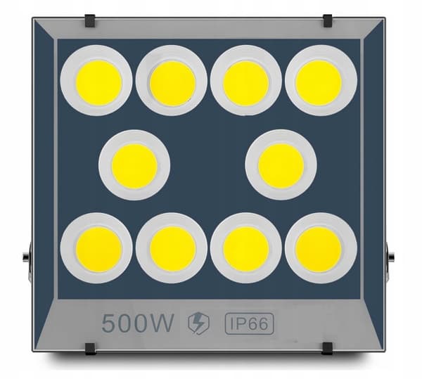 HALOGEN LED UTOMHUSBELYSNING FÖR TRÄDGÅRD, GARAGE, BYGGHALL 500W VATTENTÄT