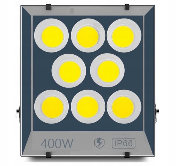HALOGEENI LED-ULKOVALO PUUTARHAAN, AUTOTALLIIN, RAKENNUSHALLIIN 400W VEDENPITÄVÄ