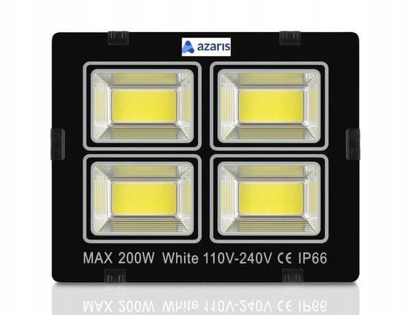 Halogen LED 200W Kraftig lampe til havepavillon/lager