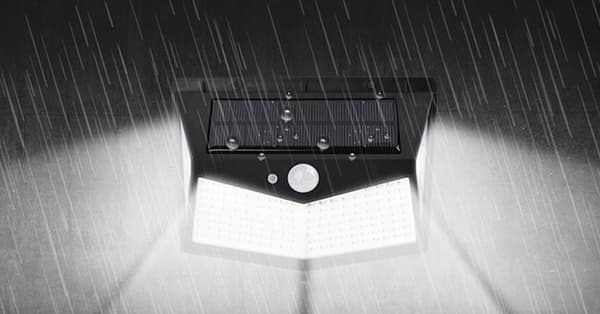 SOLKÄRLAMPA 64W SKYMNINGSRÖRELSESENSOR 212 LED