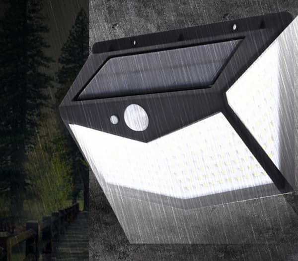 SOLKÄRLAMPA 64W SKYMNINGSRÖRELSESENSOR 212 LED