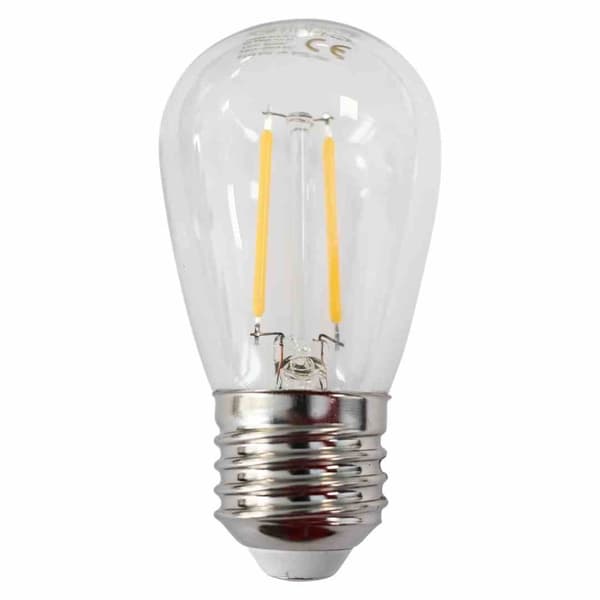 LED-pære med filament 1W ST45 E27 2700K til guirlander