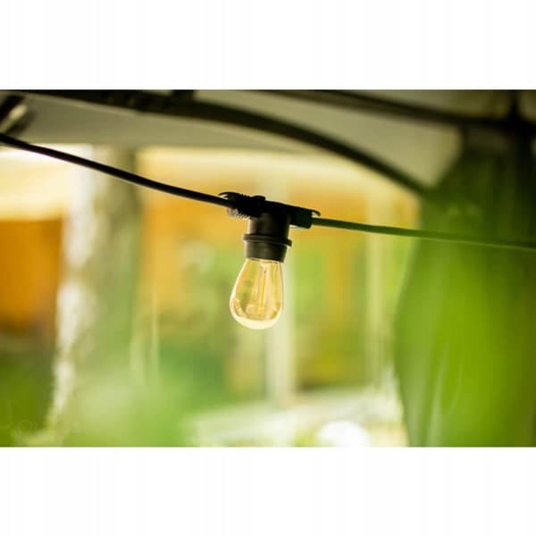 LED-pære med filament 1W ST45 E27 2700K til guirlander
