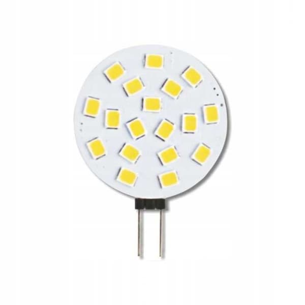 LED-pære RUND G4 12V 3W 4000K EcoLight