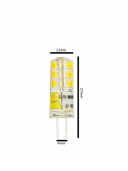 LED-lampa JC G4 1,5W 12V neutral 4000K Bellight