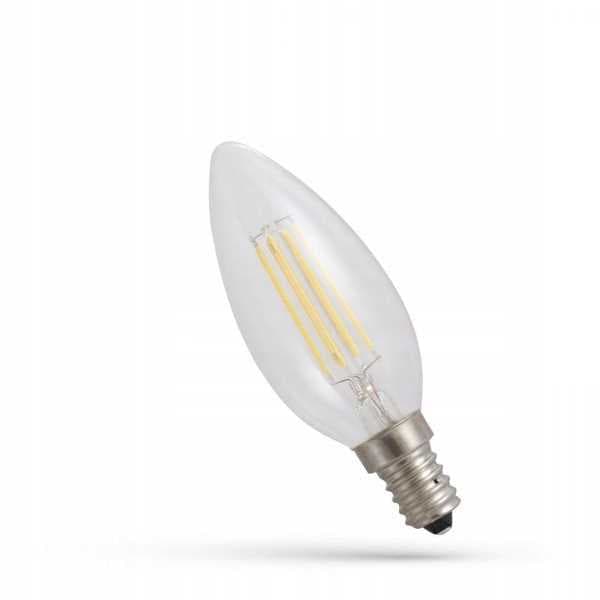 LED-pære C35 E14 5,5W WW DÆMPBAR