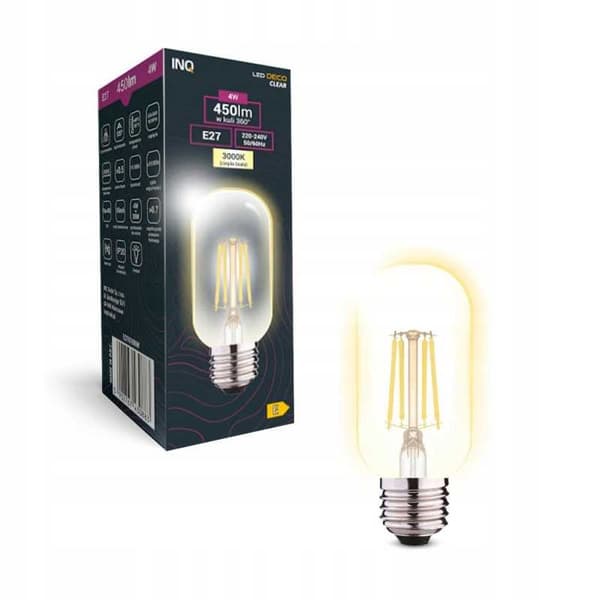 LED-pære T40-rør E27 4W 450lm 3000K