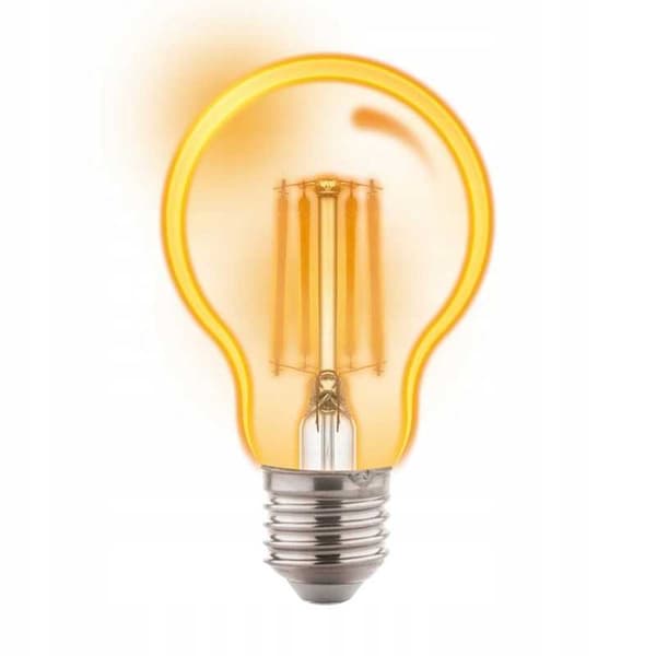 LED-pære glødetråd GULD A60 E27 6W 700lm 2700K