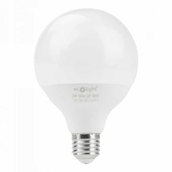 G95 E27 LED-lampa 20W 4000K