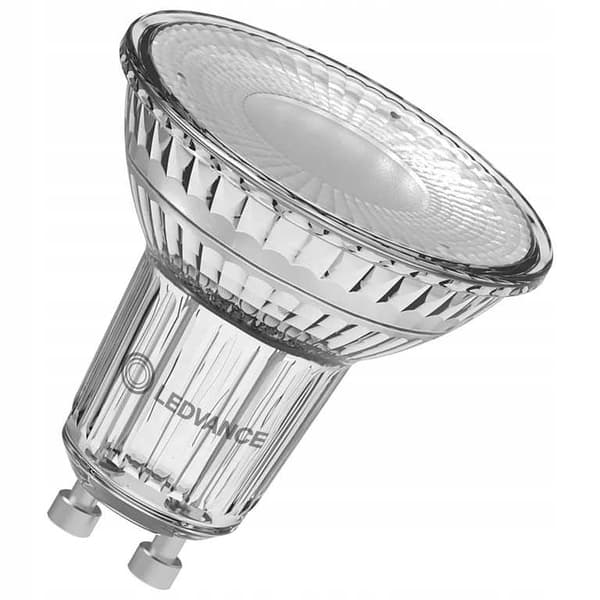 LEDVANCE GU10 4,3 W 3000 K 36° LASINEN LED-lamppu