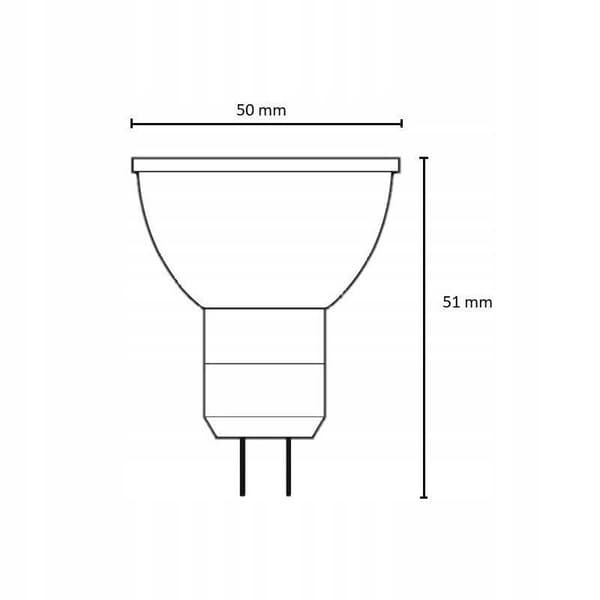 JDC LED-lamppu 8W GY5.3 230V 4000K Bellight