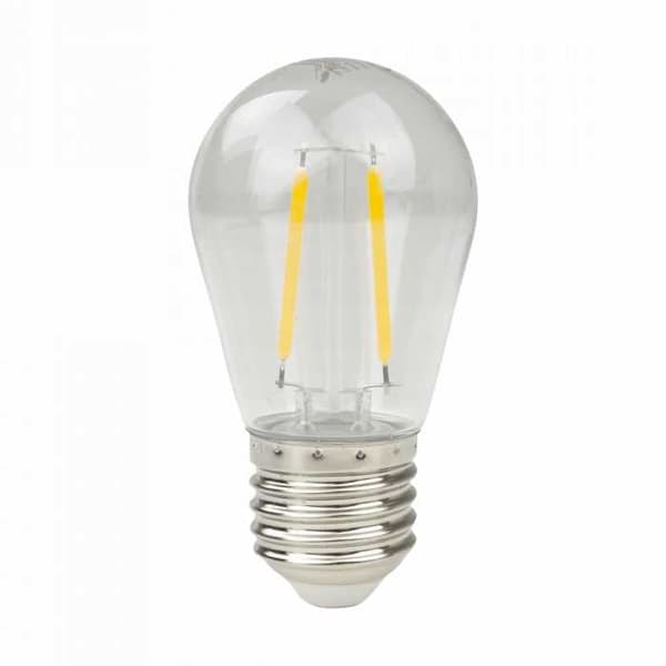 LED-pære E27 230V 2W 2700K til guirlander