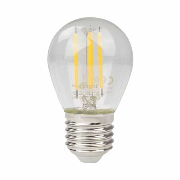 LED-filamentlampa kula G45 E27 6W 2700K