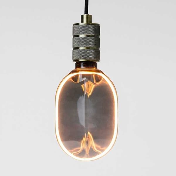 LED-lampa SERIE ZERO 4W 100lm E27 O100 Rökfärgad