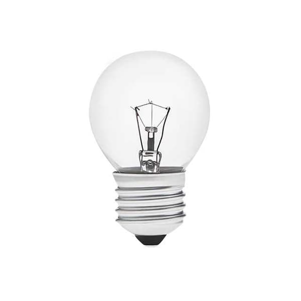 Stötsäker kullampa G45 E27 40W Energi