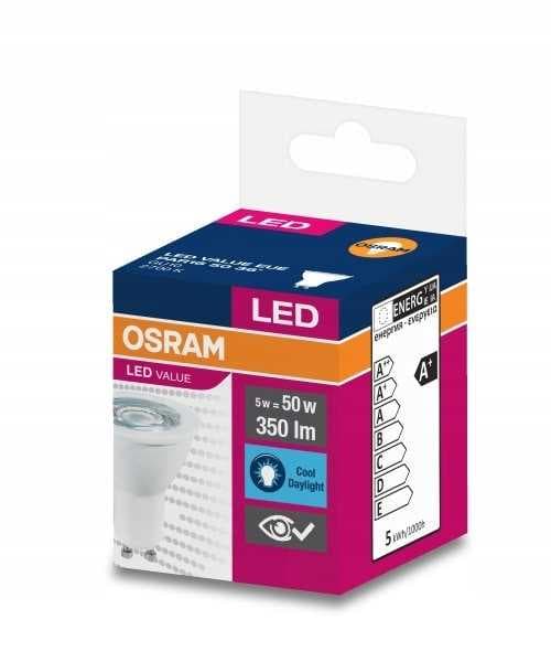 OSRAM GU10 LED-lamppu 5 W 6500 K 36°