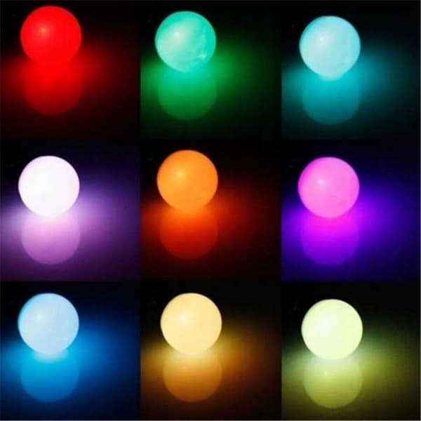 LED-pære A60 RGB E27 8W + EcoLight fjernbetjening