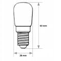 Pikkukuva 3 / 3: Erikoismuotoinen lamppu T22 E14 25W Bellight