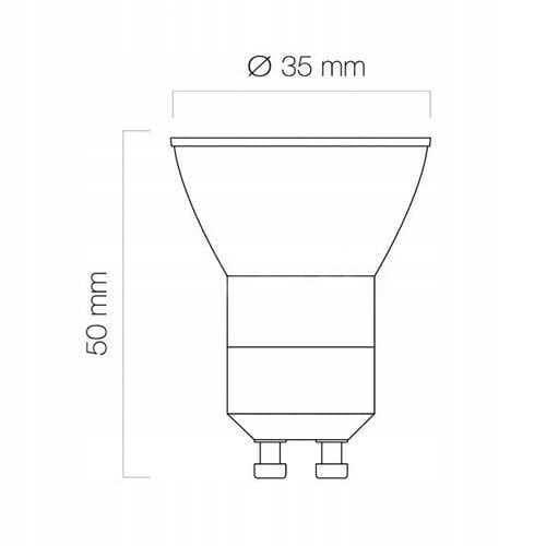MR11 LED-pære 3W GU10 6500K 230V