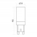 Miniatyrbillede 2 af 2: G9 LED-pære 230V 3W 4000K EcoLight