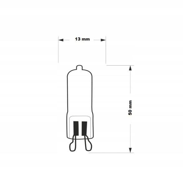 JD G9 42W 230V klar stiftpære Belllight