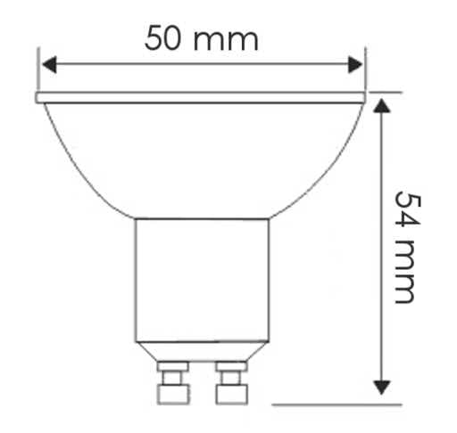 JDR 20W GU10 230V Belllight-lampa
