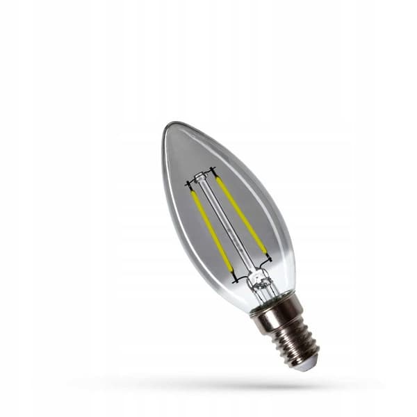 LED-pære C35 E14 230V 2,5W NW MODERN
