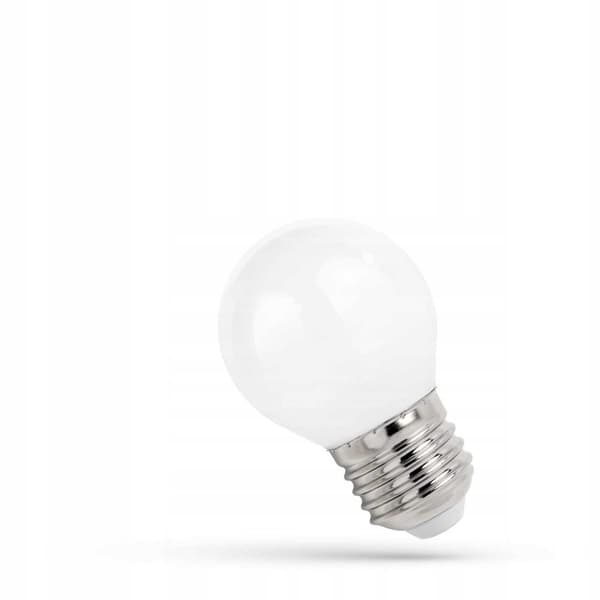 LED-pære MILK G45 kugle E27 1W Neutral
